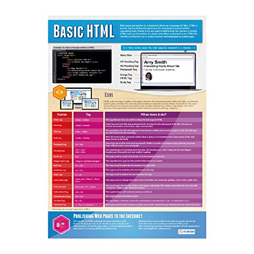 Programming Posters - Set Of 3 | Computer Science Posters | Gloss Paper Measuring 33” X 23.5” | Stem Posters For The Classroom | Education Charts By Daydream Education #TOP3