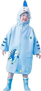 Chubasquero polar niños primavera verano niños niñas color sólido abotonado poncho grueso impermeable ponchos lluvia niños reloj de pulsera niños niños