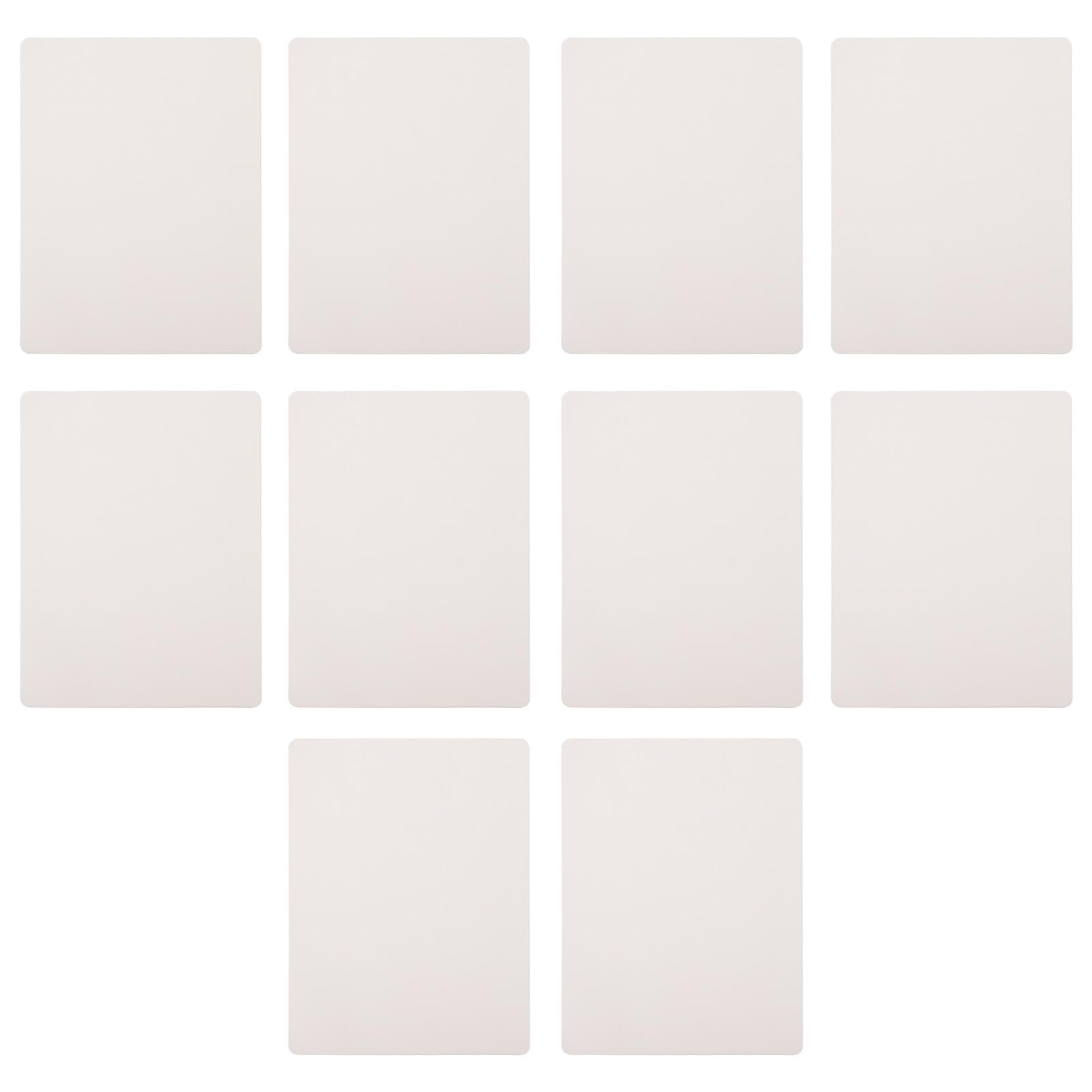 Abaodam Tattoo Training Skin 10Pcs White Silicone Practice Accessories for Eyebrow, Sturdy and Grit-Free