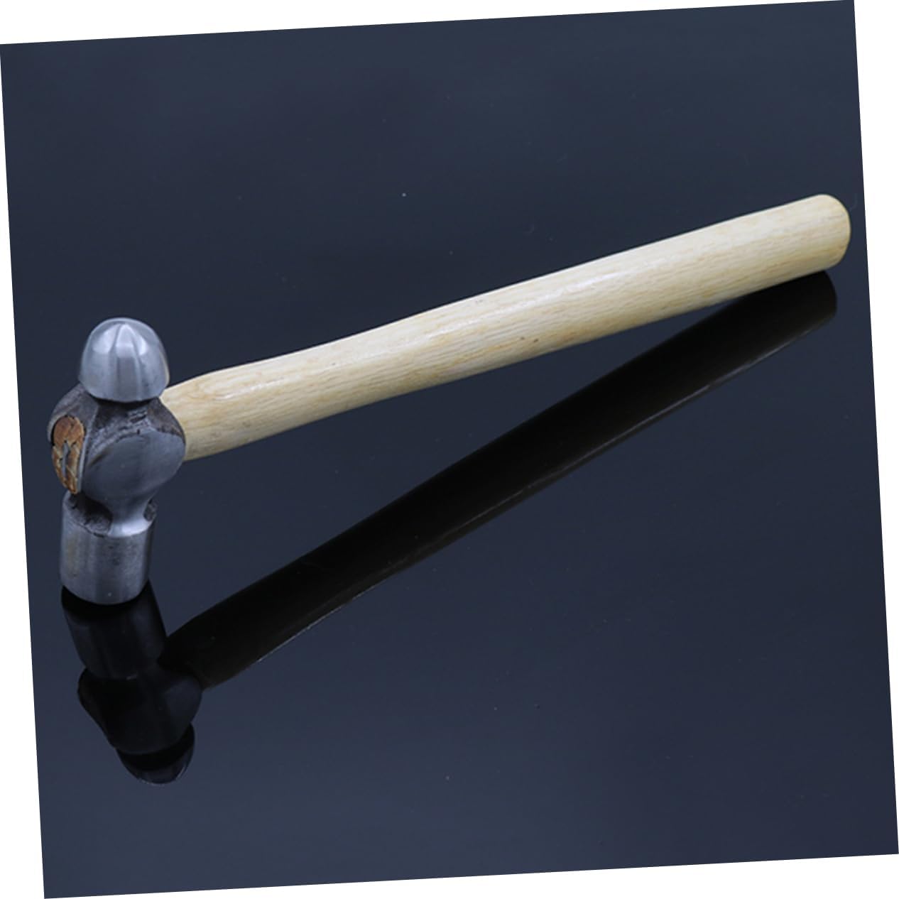 1pc Wood Handle Chasing Hammer Carbon Steel Jewelry Tool for Engraving and Planishing for Crafting and Jewelry Making