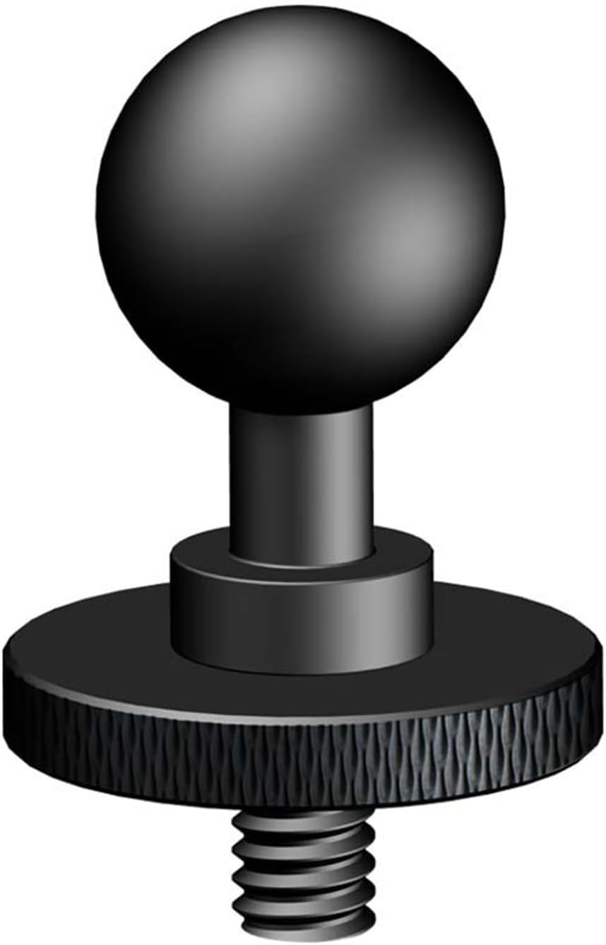 17mm Ball Socket to 1/4-20 Male Screw 17Mm Ball Head to 1/4 Screw Universally Phone Camera Accessory Tripod Adapter Mount