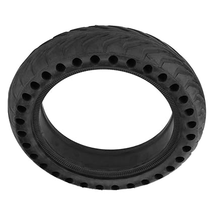 Strength Wear-resistant 8.5in Tyre Non-pneumatic Tyre, Electric Scooter Tyre, Shock Absorber for E-Scooter Electric Scooter Black Rubber Tyre