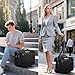 Ytonet Rolling Laptop Bag, Rolling Briefcase for Men Women with Cup Holder, 17.3'' Carry On Water Resistant Laptop Bag with Wheels, Overnight Roller Computer Bag for Work Travel Business College