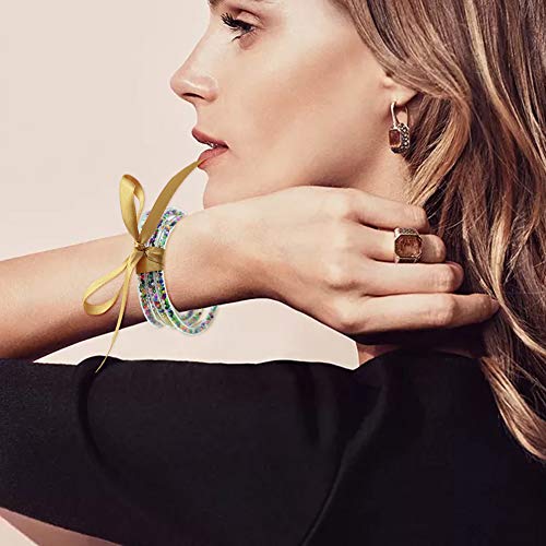 Bellexixi Glitter Jelly Bangle Bracelet Set (Colorful Bangle Bracelet) #TOP4