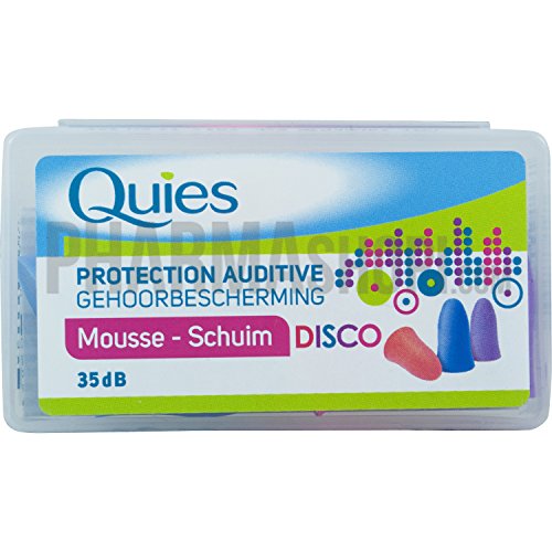 QUIES - protección auditiva espuma disco - caja de 3 pares