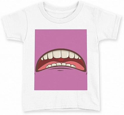 Amazon Co Jp Igsticker プリント Tシャツ キッズ 子供 90 サイズ Size おしゃれ クルーネック 白 ホワイト T Shirt ユニーク 口 くち ピンク イラスト 家電 カメラ Amazon Co Jp Igsticker プリント Tシャツ キッズ 子供 90 サイズ Size おしゃれ クルーネック 白 ホワイト T Shirt ユニーク 口 くち ピンク イラスト 家電 カメラ