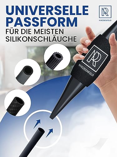 M. ROSENFELD Premium Shisha Ice Bazooka - mit 2 verstärkten Eispacks und Softgrip-Band, verbessertem Eisschlauch Shisha Mundstück + Kühlpad