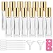 12Pcs 10ml Glass Roll On Bottle for Essential Oils, Eco-friendly Refillable Clear Perfume Sample Bottles with Stainless Steel Roller Ball - Portable & Practical