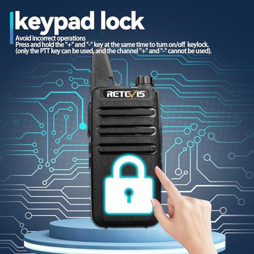undefined Retevis RT22 Walkie Talkies Rechargeable Hands Free 2 Way Radios Two-Way Radio(6 Pack) with 6 Way Multi Gang Charger の商品画像 4