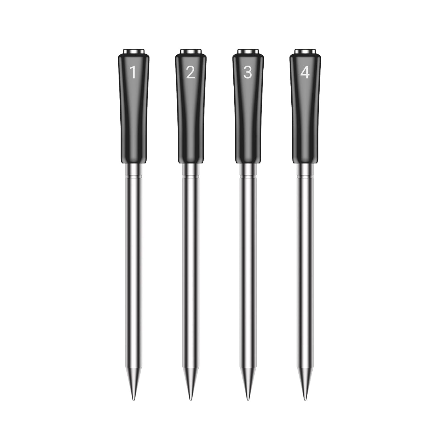 INKBIRD 14-BW Replacement Probe 4-Pack Kit，Only Compatible with 14-BW Wireless Meat Thermometer, IP67 Waterproof Probe for BBQ, Grill, Smoker, Oven, Rotisserie（Only Probes）