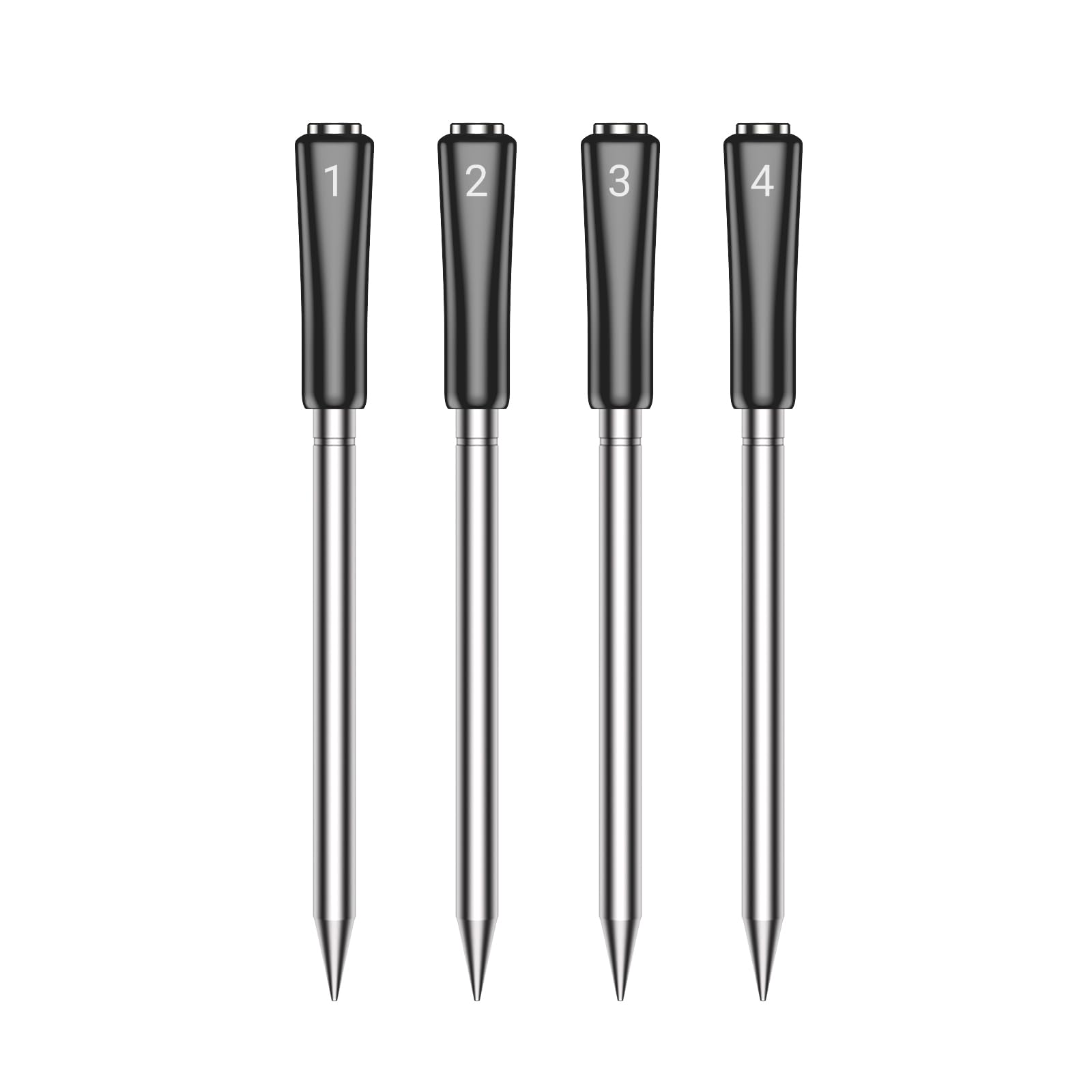 Inkbird Lot de 4 sondes de rechange 14-BW, uniquement compatibles avec thermomètre à viande sans fil 14-BW, sonde étanche IP67 pour barbecue, grill, fumoir, four, rôtissoire (sondes uniquement)