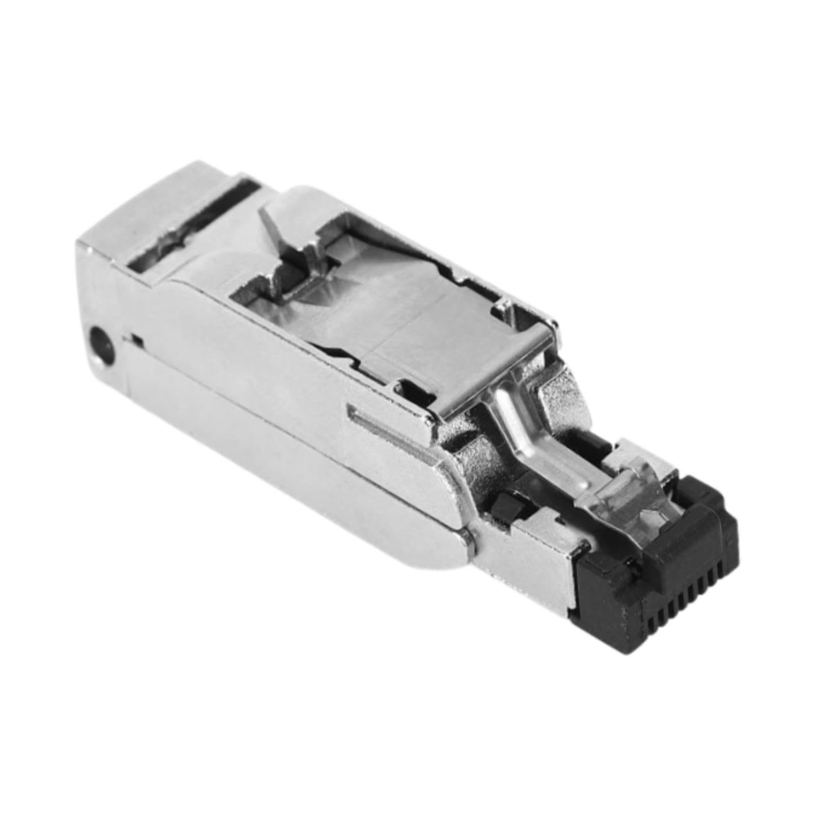 ILSMYSUTRA® Network Cable Connector Silver 4 Pins Stable Professional Ethernet Connector-picture-20