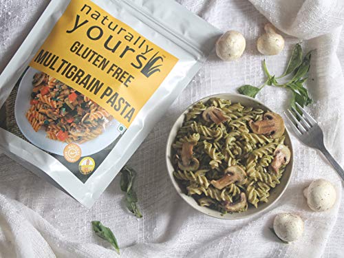 Image of Naturally Yours Gluten Free Multigrain Pasta | Corn, Amaranth, Bengal Gram, Jowar & Rice | No Maida, Preservative Free, Vegan, No Onion No Garlic, Jain Friendly | High Fiber & Protein | 200g Pack