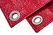 10 Ft. X 12 Ft. High Visibility RED Tarp - 3.3 Oz.