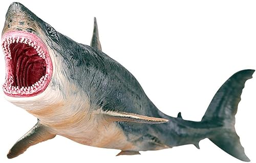 Miniatura 2 de Yiju Marine Life - Figuras de acción de tiburón pintadas a mano de animales en miniatura, modelo de juguete, colección de regalos para niños,