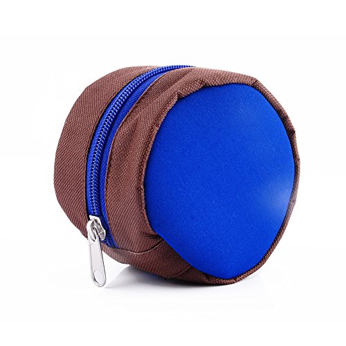 Dilwe Bolsa de Carrete de Pesca Funda con Cremallera y Bolsa de Seguridad para Actividades Aire Libre Pesca para Actividades Pescar
