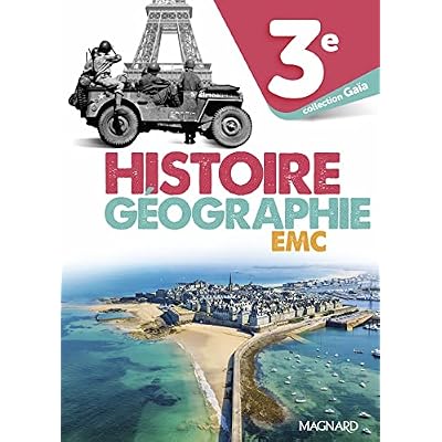 Histoire-Géographie EMC Gaïa 3e (2021) – Manuel élève