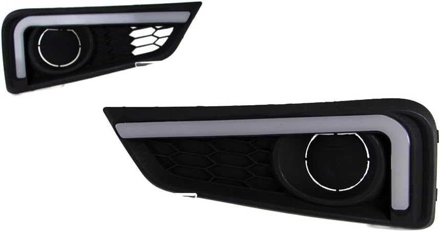 2pcs LED Daytime Running Light Super Bright DRL Lamps Kit forHONDA CITY 2015 Daylight Fog Bulbs Waterproof