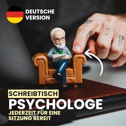 Winkee - Schreibtisch Psychologe I Die besten Freud’schen Weisheiten auf Knopfdruck I Freud Schreibtisch Therapeut Figur I Batterien inklusive (Deutsch)