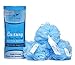 Luxury Loofah Shower Puff - High Quality Bath Product Luffa Sponge - Exfoliating Mesh Pouf for sensitive skin Body Wash Scrubber, Perfect for Home & Bathroom - 3-Piece Pack, Light Blue