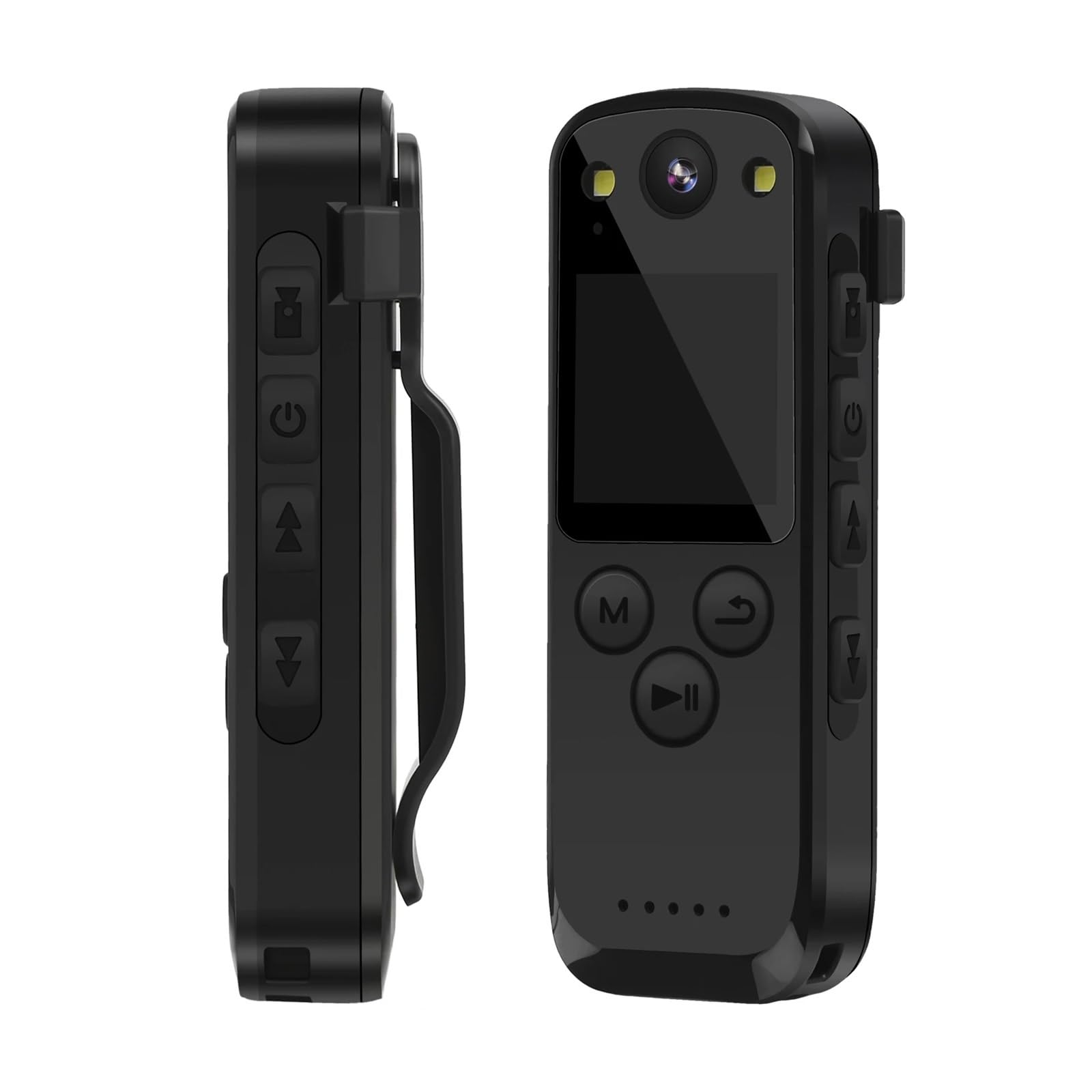 Kamera nasobna, A31 Mini aparat cyfrowy ekran FHD 1080P kamera montowana na ciele mała przenośna kamera ściśle kamera internetowa wideorejestrator samochodowy sport DV(With 8GB TF Card)