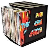 Binder Way - Vinyl Record Storage Holder, LP Box, Scrapbook 12x12 Paper Rack, Desktop Organizer, Rin