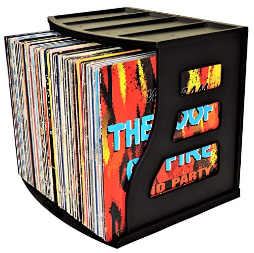 Binder Way - Vinyl Record Storage Holder, Lp Box, Scrapbook 12X12 Paper Rack, Desktop Organizer, Ring Binder Stand, Vertical Book Shelf, Lever Arch Filing Crate, Photo Album Cube - Stackable #TOP23