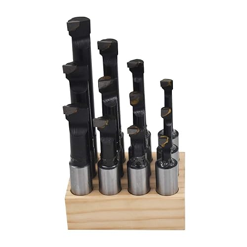 Miniatura 2 de findmall Juego de 12 barras de mandrinar con punta de carburo C6 de diámetro de vástago de 3/4 de pulgada