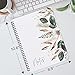 Aesthetic Spiral Notebook Journal For Women - Cute Dried Floral 10.5