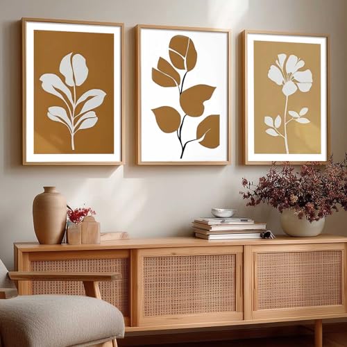 Image of kotart Boho Art Home Decoration Painting | Paintings With Frame For Living Room Bed Room Hotel Wall Decor Digital Reprint Set of 3 (13X17 inch)