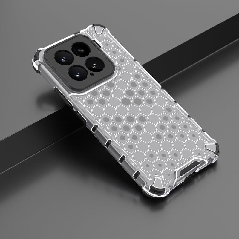 Image of Plastic Bumper Back Case Cover for Xiaomi 15 5G / Mi 15 5G (Transparent)