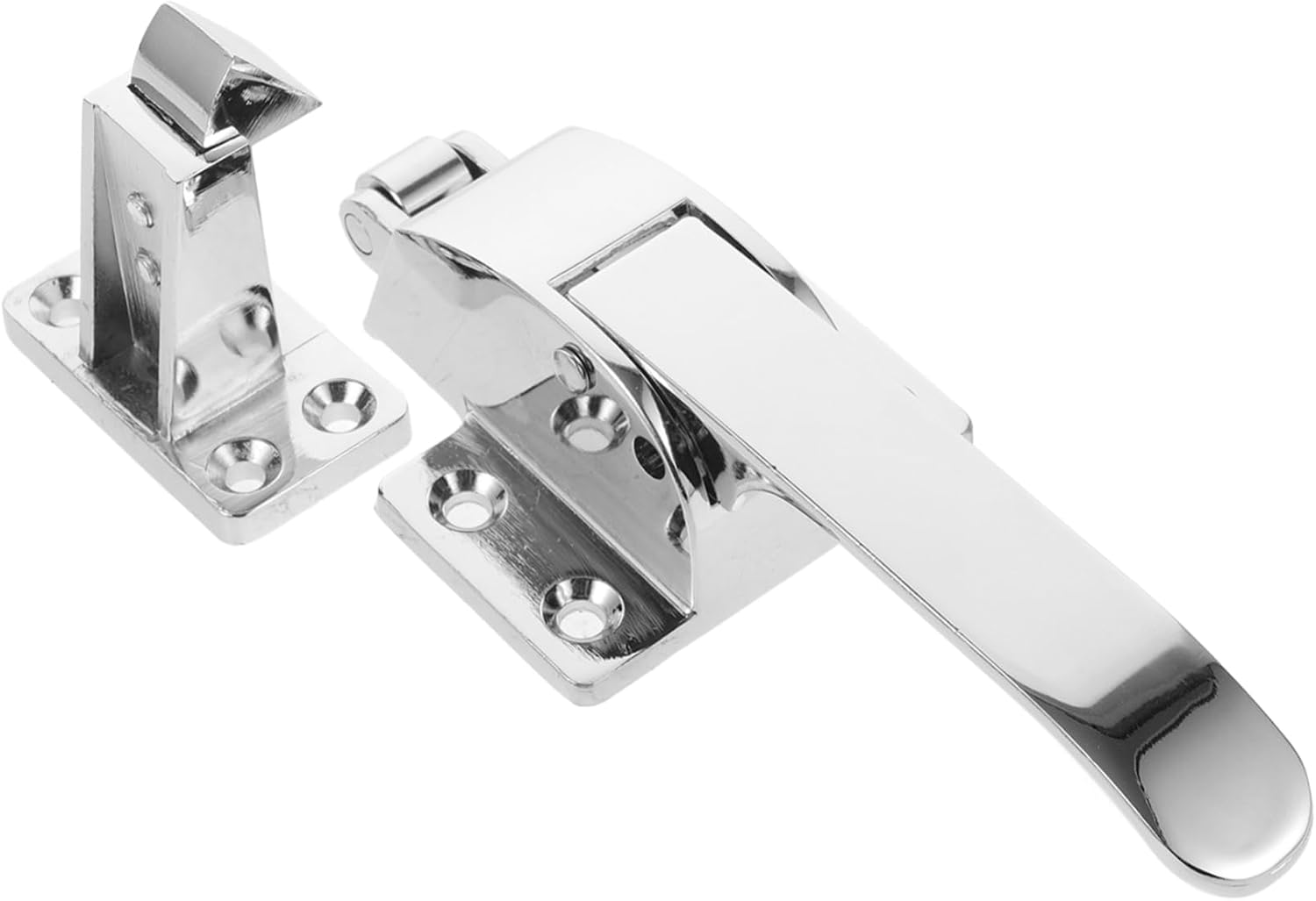 Universal Freezer Door Handle Refrigerator Handle Metal Latch for Cooler Door Lock