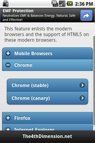 HTML5 Supported? - App on Amazon Appstore