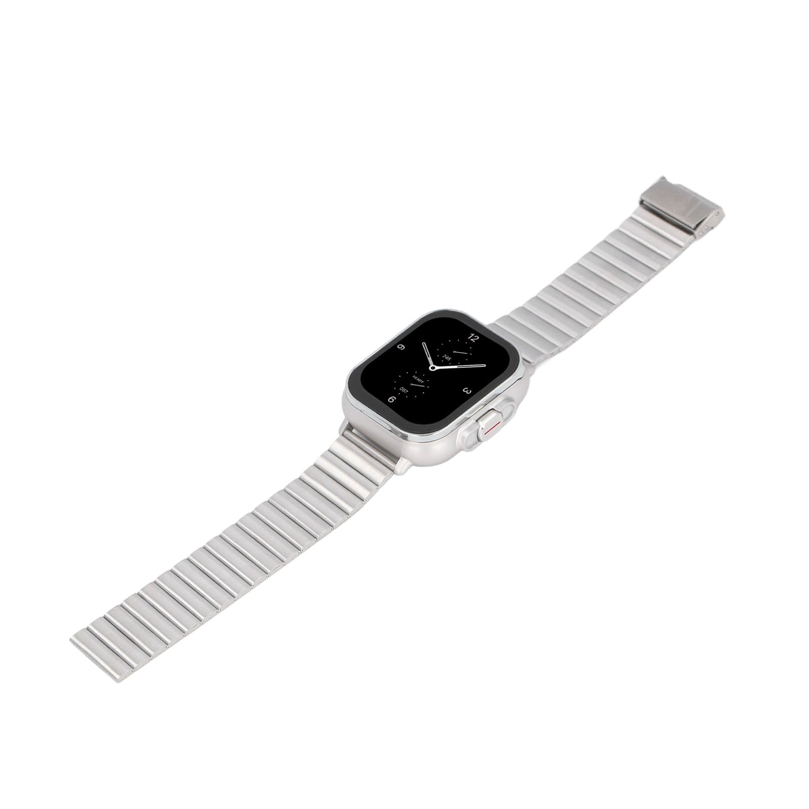 Smartwatch 2 w 1 ze Słuchawkami – 5.3, Obsługa NFC, Długi Czas Pracy Baterii, Zegarek Fitness do Telefonów, Kompatybilny z Androidem 7.0 i Nowszym (Srebrna skorupa (srebrna stal))