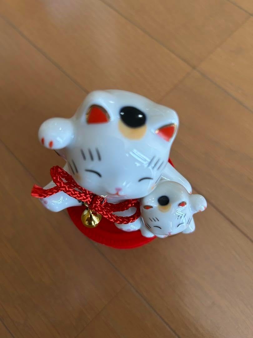 陶器製 招き猫オルゴール