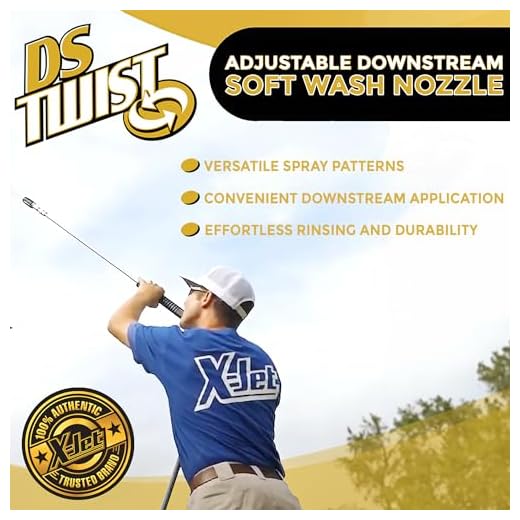 X-Jet DS Twist Adjustable Soft Wash Nozzle