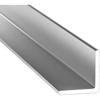Gal Industrial Angle Profile Aluminium 40 x 20 x 3 mm Length 110 cm Aluminium Angle Isosceles Aluminium Profile L Aluminium A