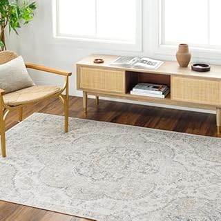 Surya Rabat Vintage Rug - Area Rugs Living Room, Hallway Floor, Kitchen, Traditional Multicoloured Boho Rug, Easy Care Pile, Bohemian Large Rug 200x274cm Fuchsia, Burnt Orange, Mustard, Blue Teal Rug