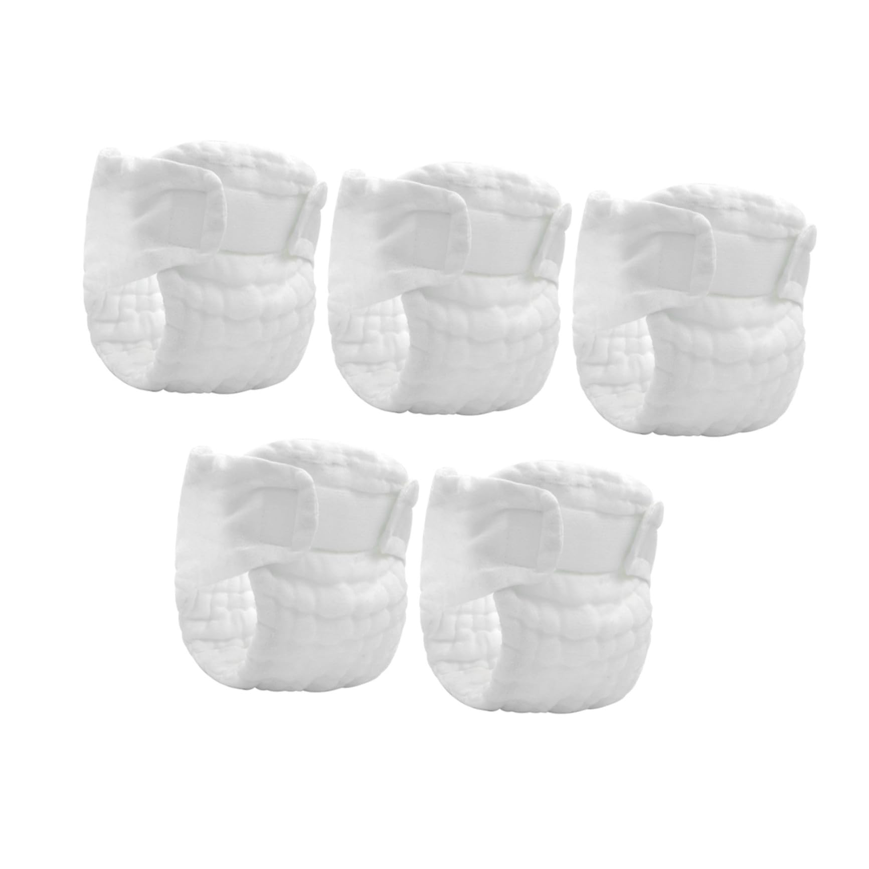 5 piezas Pañales de Lavables para Recién Nacido Absorbentes y Transpirables Talla Reutilizables y Cómodos para Bebés de Protección contra Humedad y Manchas