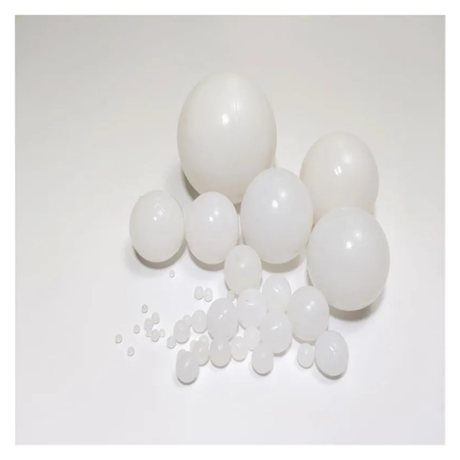 50 sztuk do 500 średnica 2mm 20mm mały biały kolor gumowa kulka silikonowa biała mała piłka odbijająca(White Diameter 18mm,ROUND_QUANTITY 400PCS)