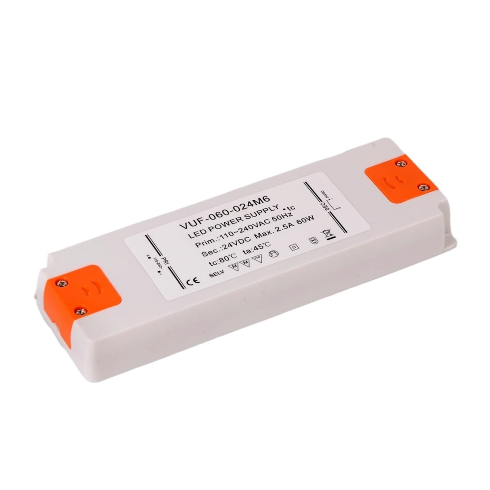 Transformateur LED 24V 60W AC 220V vers DC alimentation étanche pour ruban