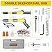 Manual Concrete Nail Gun, Mini Steel Nail Gun Kit with 100pcs Nails, 5 Speed Adjustable Grip Portable Nail Wall Shooting Machine Fastening Tool (Yellow)