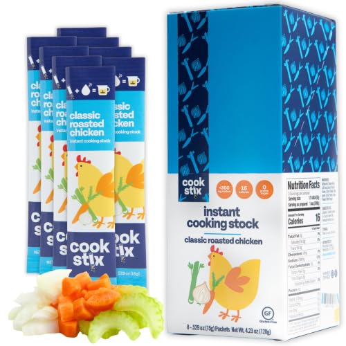 Image of Roasted Chicken Stock Powder, 12g Protein, 1 Packet = to 4 Cups Broth