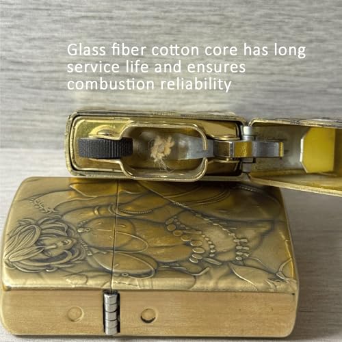 Encendedor de queroseno retro resistente y decorativo miniatura 5