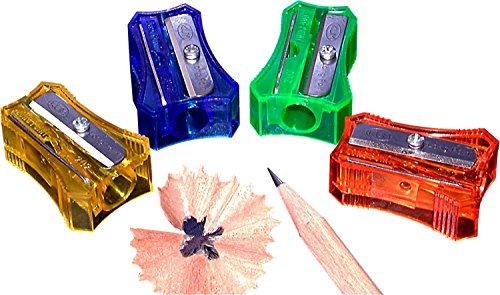 Kum 303.57.21 Kunststoff-Stenograph-Bleistiftspitzer, Farben variieren