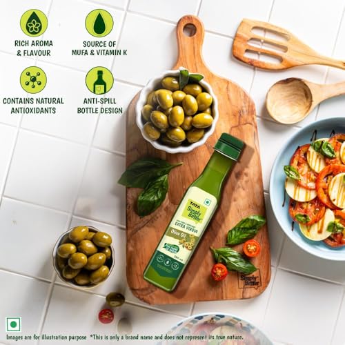 Image of Tata Simply Better Extra Virgin Olive Oil 250ml (Pack of 3)