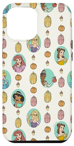 Coque iPhone 12 Pro Max Disney Princesse Halloween citrouilles automne
