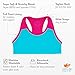 Lucky & Me | Layla Racerback Crop Tank Top | Girls Sports Bra | Tagless with Wide Straps | 3 Pack