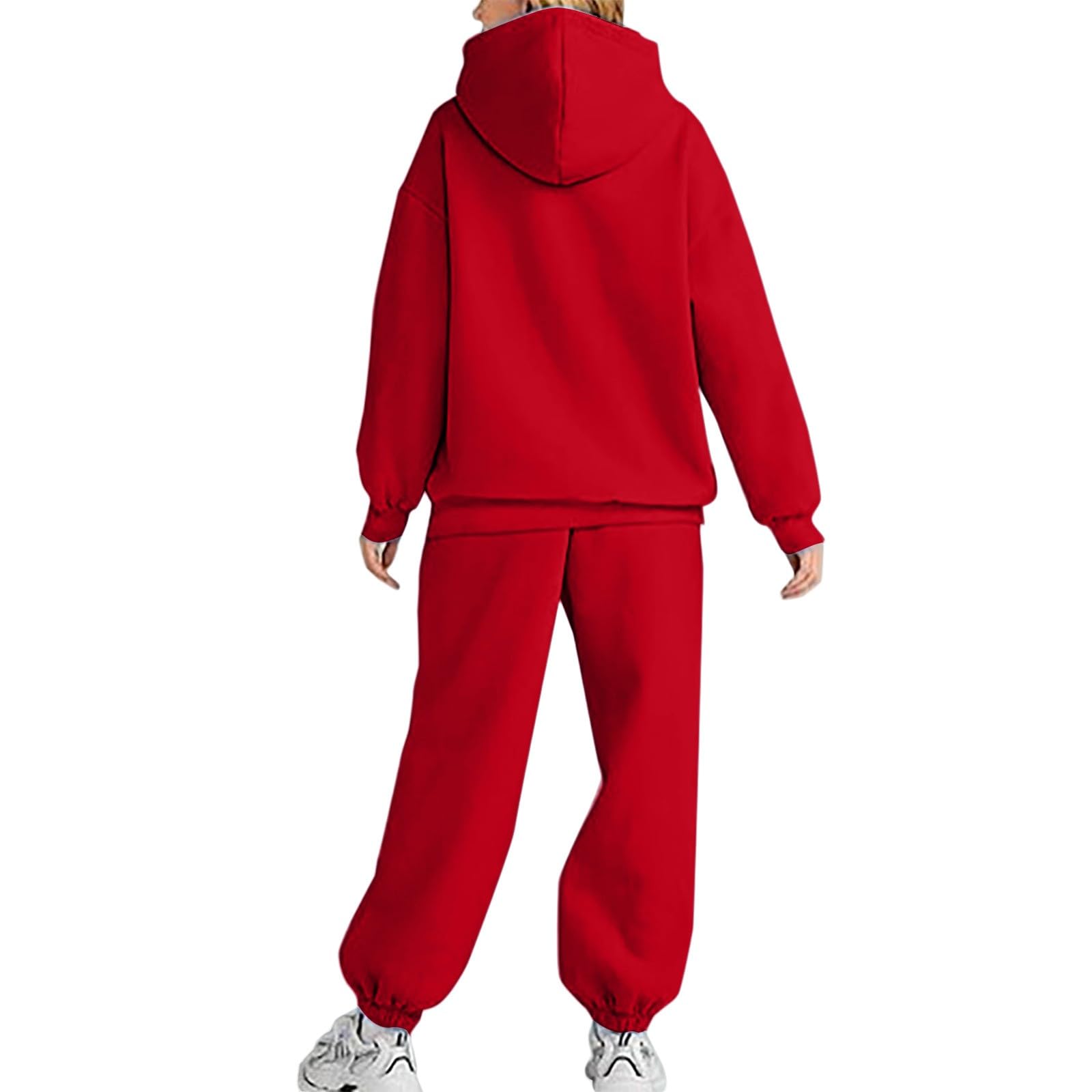 Survêtement Femme Grande Taille - Ensemble Sportswear Capuche Sweat Court