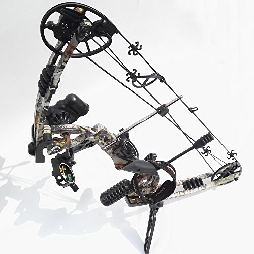 Compoundbogen Sharrow Set für Jagd mit einstellbarem Zuggewicht 30-70lbs